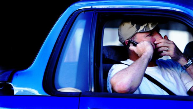 The survey found 54 per cent of drivers admitted they had answered calls while driving.