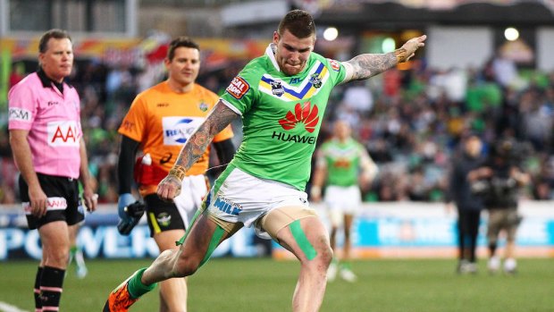Raiders fullback Josh Dugan may be given kicking duties this weekend with Jarrod Croker out injured.