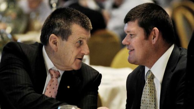 "Mr Packer wants to install the former Victorian premier Jeff Kennett (left) on Echo's board."