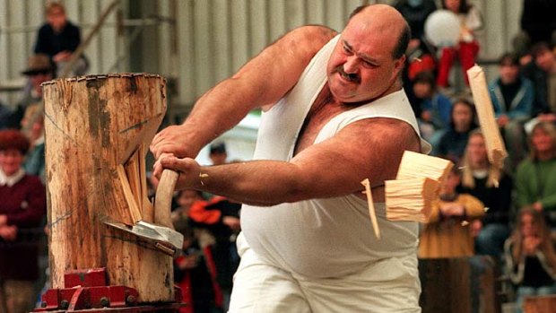 World champion axeman David Foster supports gay marriage.