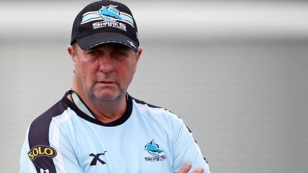 "It's been terrible on everyone. It's been [unfair] on the whole club": Peter Sharp.