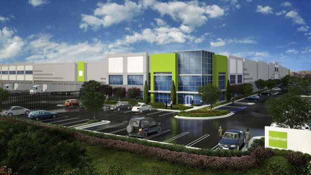 Goodman Group is developing a logistics centre at Rancho Cucamonga.