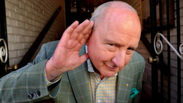 Alan Jones has been hearing a lot of jokes about his "destroying the joint" comments.