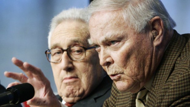 Alexander Haig, right, with Henry Kissinger in 2006.