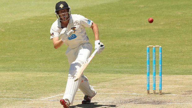 Adam Voges survived a caught behind appeal to be 128 not out at lunch on day three.