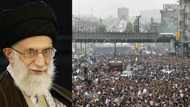 Ayatollah Ali Khamenei, the Islamic Republic's Supreme Leader ... facing huge protests.