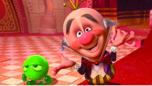 King Candy, voiced by Alan Tudyk, in the critically acclaimed animated film Wreck-It Ralph.