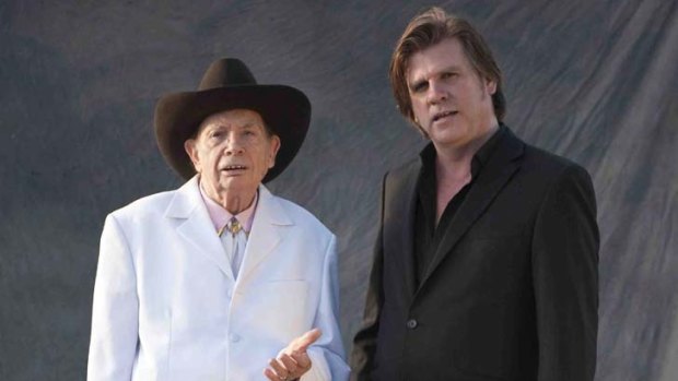 Subject and narrator ...  Chad Morgan (left) with Tex Perkins.