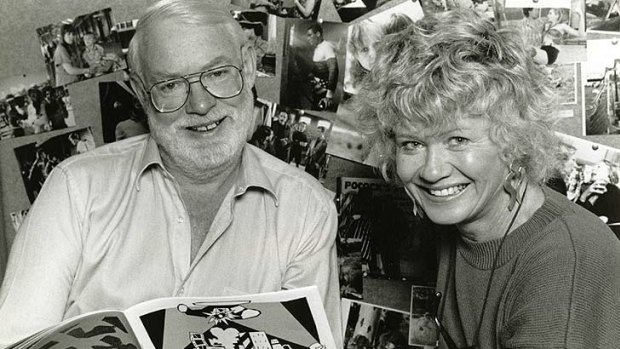 David Stratton and Margaret Pomeranz, in the early days.