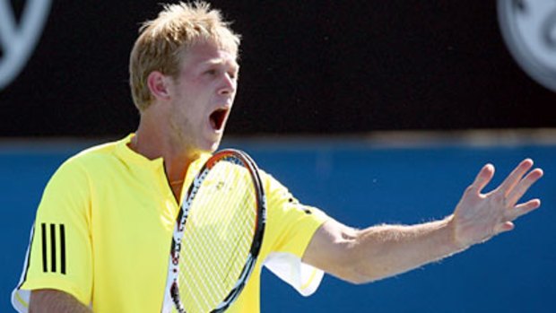 Brydan Klein has copped the wrath of Tennis Australia for his on-court indiscretions.