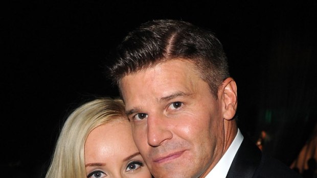 Stronger bond ... David Boreanaz and Jamie Bergman.