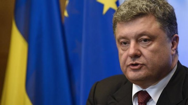 Ukrainian President Petro Poroshenko.