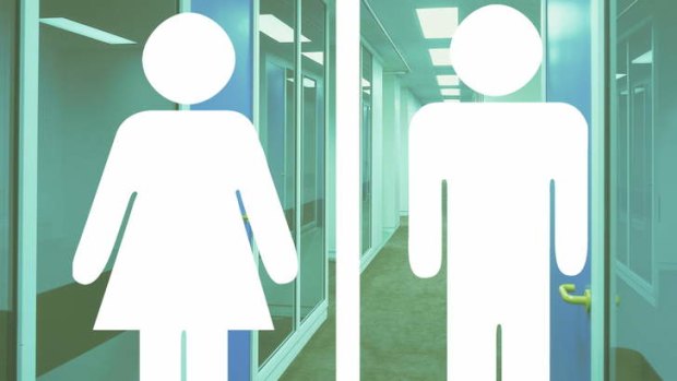 Outmoded ... toilets will no longer be separated by gender in Brighton.