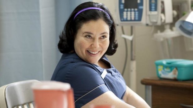 Compassionate but fragile nurse Dawn is always on the verge of being overwhelmed in <i>Getting On</i>.