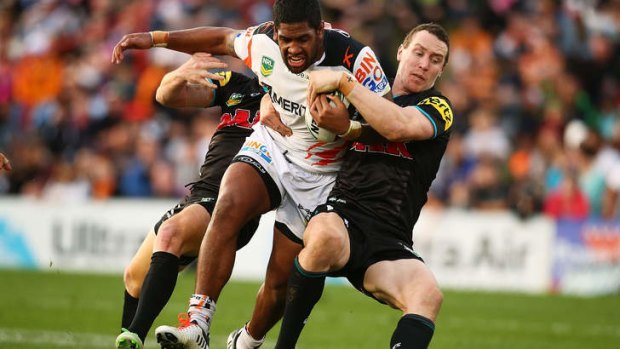 Call-up: Eddy Pettybourne in action for the Tigers last year.