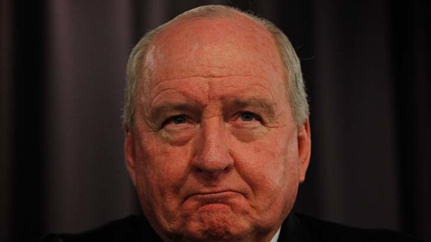 Ordered to undergo training ... broadcaster Alan Jones.