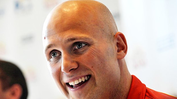 Gary Ablett leaves behind the blue-and-white hoops of Geelong, in which he won two premierships, for Gold Coast red, in the biggest deal in football history.