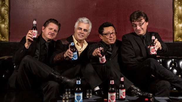 On the road: Dale Watson, second from left, is bringing his brand of honky-tonk to Australia.