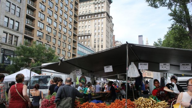The world-famous Union Square Greenmarket began with just a few farmers in 1976.