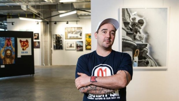Stencil artist and exhibition curator Luke Cornish says urban art is becoming more legitimised.