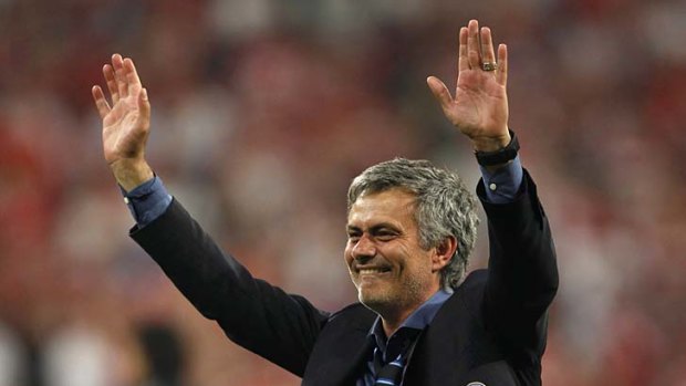 Anglophile: Real Madrid coach Jose Mourinho hopes to work again in the EPL.