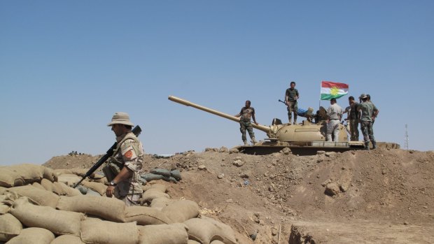 Peshmerga forces in northern Iraq.