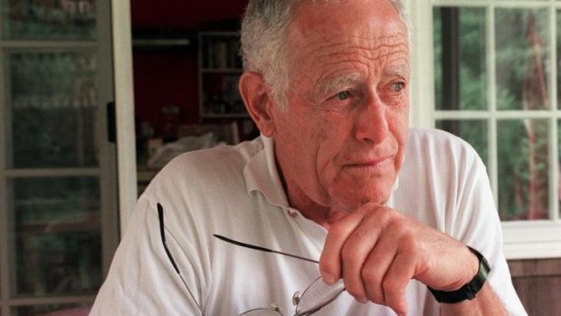 Author James Salter at his home.