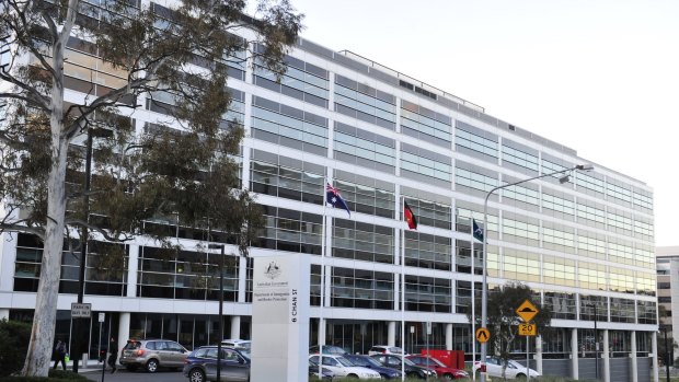 The Department of Immigration and Border Protection base in Canberra.