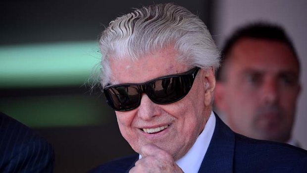 Without peer &#8230; Cups King Bart Cummings during the Flemington carnival this year. He turned 85 on Wednesday and has two good chances at Sandown on Saturday.