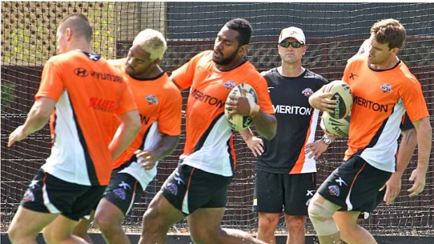 In good shape ... new Wests Tigers coach Mick Potter is happy with the depth of talent he has got at his disposal for the upcoming NRL season including club captain Benji Marshall.