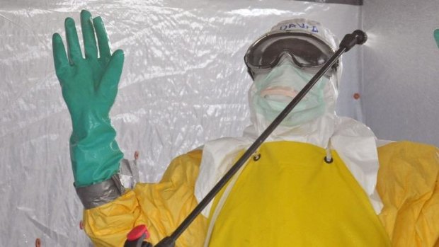 Most people became aware of Ebola from horrifying images of health workers in hazmat suits.
