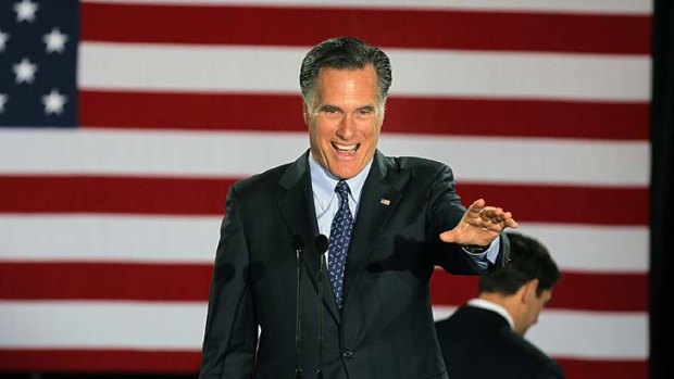 Raking it in ... Mitt Romney has taken $35 million more in donations than President Obama.