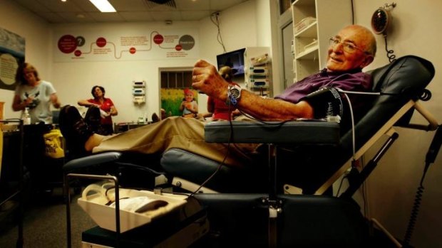 Generous act: Researchers have found blood donors are less likely to return if inefficient scheduling means they have to wait a long time for the procedure.