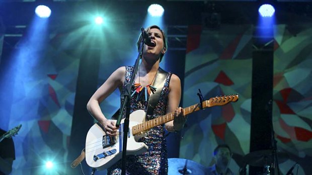 Blocked no more ... Missy Higgins at Splendour in the Grass earlier this year.
