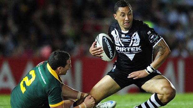 Rugby play ... Benji Marshall should not be allowed to ply his trade in Japan.