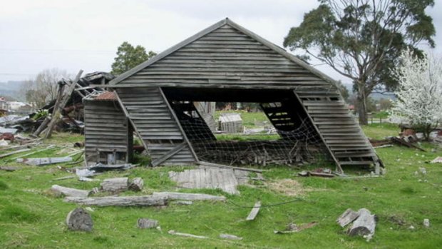 Time takes its toll in an image from Ross Brewin's exhibition, <i>49 Sheds</i>.