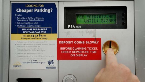 Paid parking is coming to the Parliamentary Triangle.