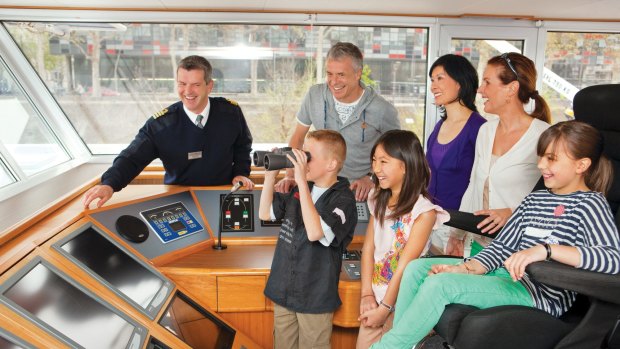 Perks on Uniworld's family-friendly itineraries include a personal ship's tour with the captain or cruise manager.