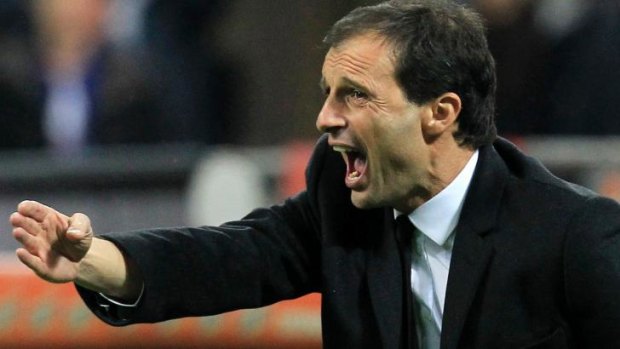 Top job: Massimiliano Allegri is at the helm of Italian giants Juventus.