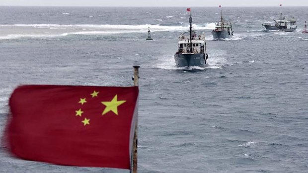Tension in the South China Sea with several nations, including China, laying claims to different areas.