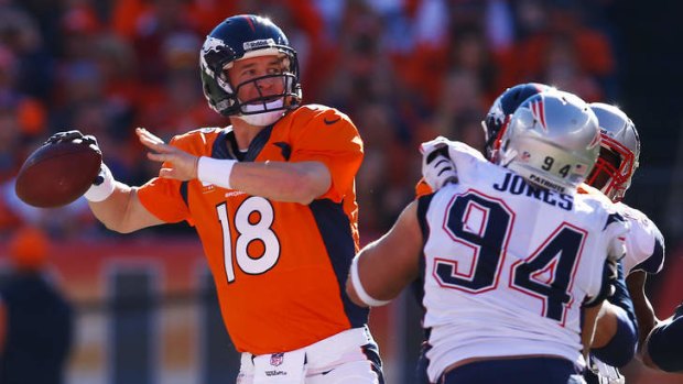 Manning up: Peyton Manning has broken many records for the Denver Broncos this season.