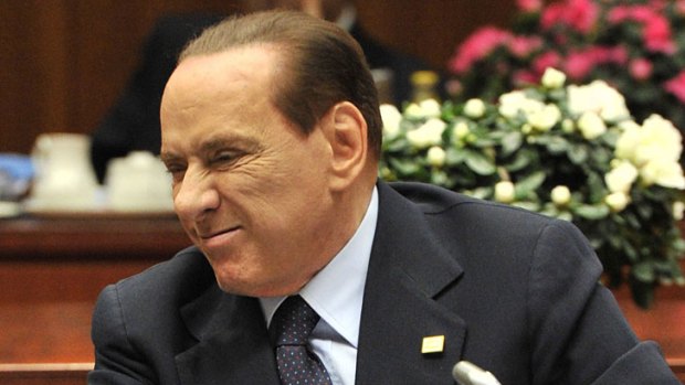 Bunga-bunga host ... Berlusconi.