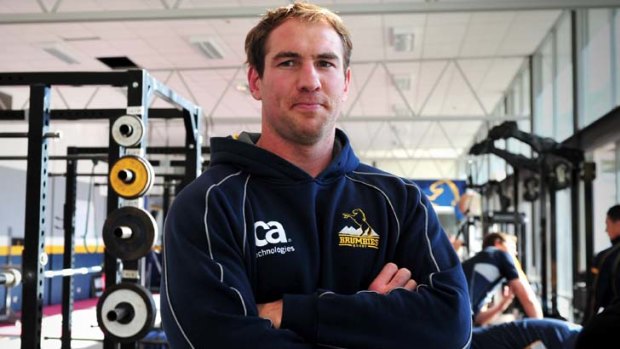 Ready to go . . . Rocky Elsom is over his hamstring injury, and fit and available for the first time this season for the Brumbies' match against the Force in Perth on Saturday.