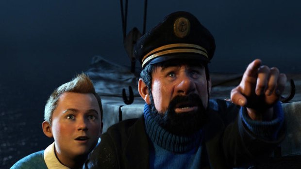 What's the point ... despite spectacular animation, the adventures of Tintin (Jamie Bell) and Captain Haddock (Andy Serkis) feel muddled.