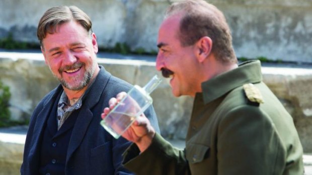 Winners: Russell Crowe and Yilmaz Erdogan in <i>The Water Diviner</i>.