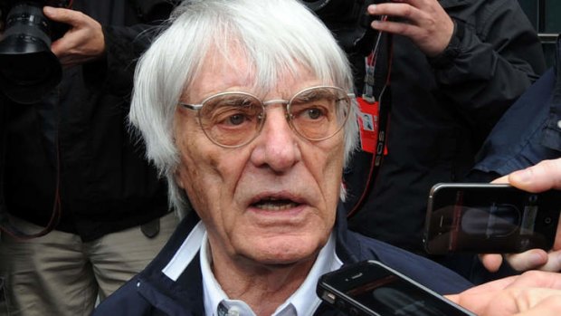 Bernie Ecclestone: charged with bribery by a German court.