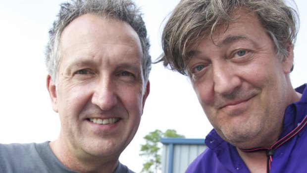 Where wild things are ... Mark Carwardine and Stephen Fry.