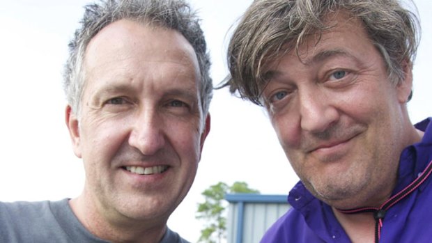 Where wild things are ... Mark Carwardine and Stephen Fry.