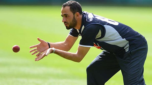 Fawad Ahmed is still Victoria's leading wicket taker this season.