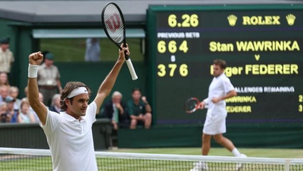 Roger Federer looms as a genuine threat yet again